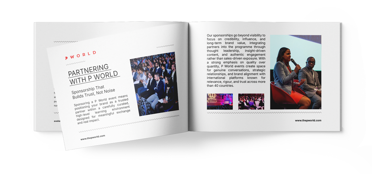 Sponsorship brochure mockup