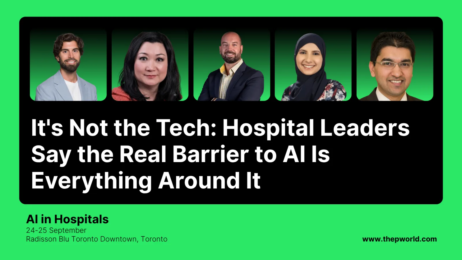 It's Not the Tech: Hospital Leaders Say the Real Barrier to AI Is Everything Around It
