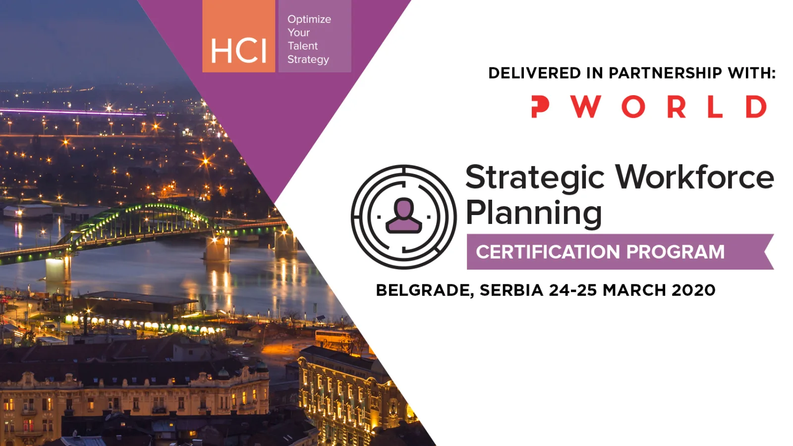Strategic Workforce Planning Certification Program Belgrade