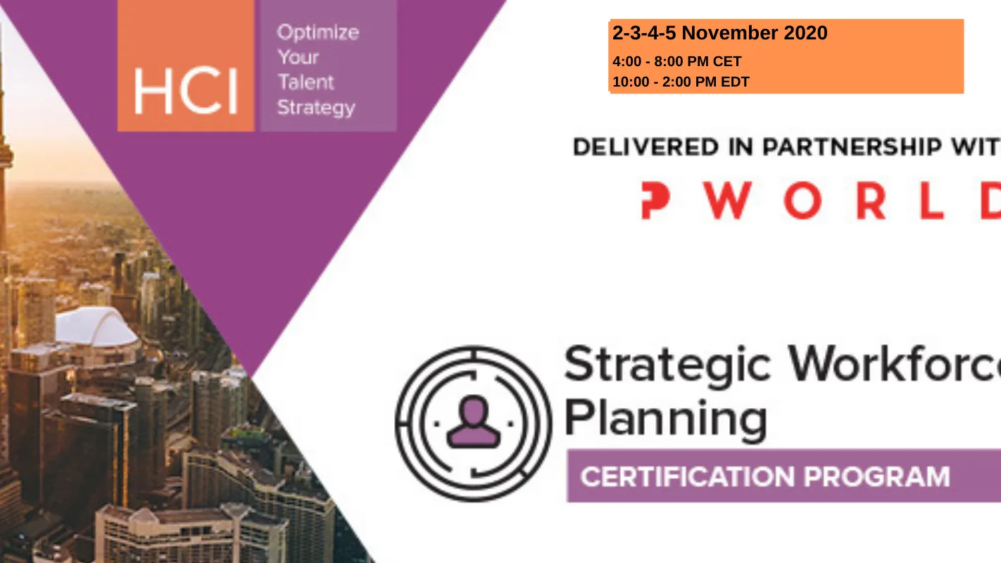 Strategic Workforce Planning Certification Program-Virtual Edition