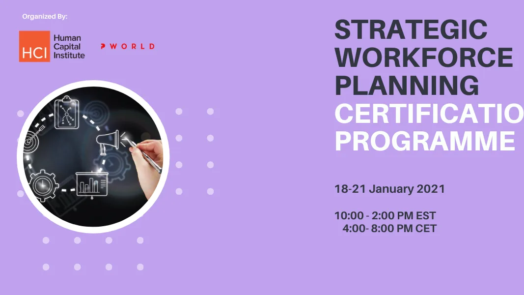 Strategic Workforce Planning Virtual Edition 2021