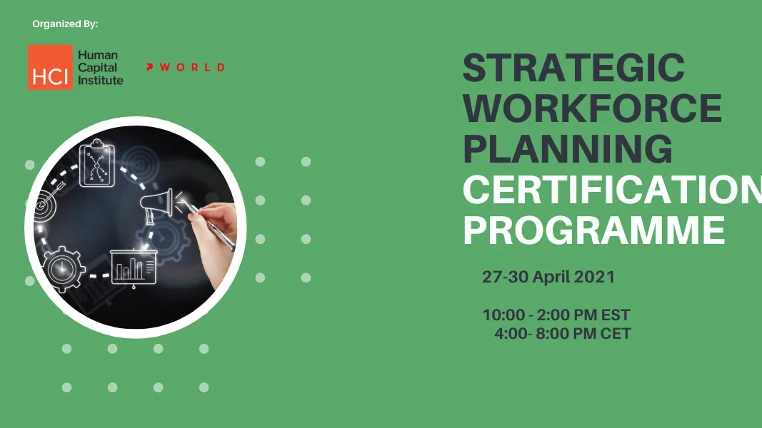 Strategic Workforce Planning Virtual Edition April 2021