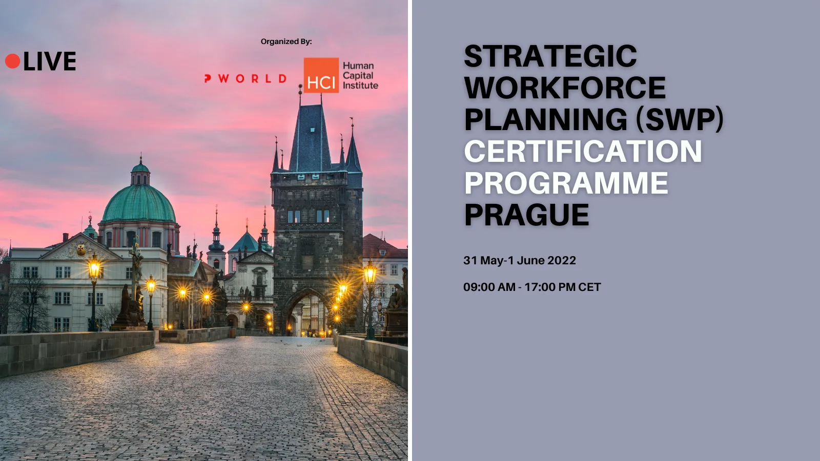 Strategic Workforce Planning Certification Program (SWP) Prague