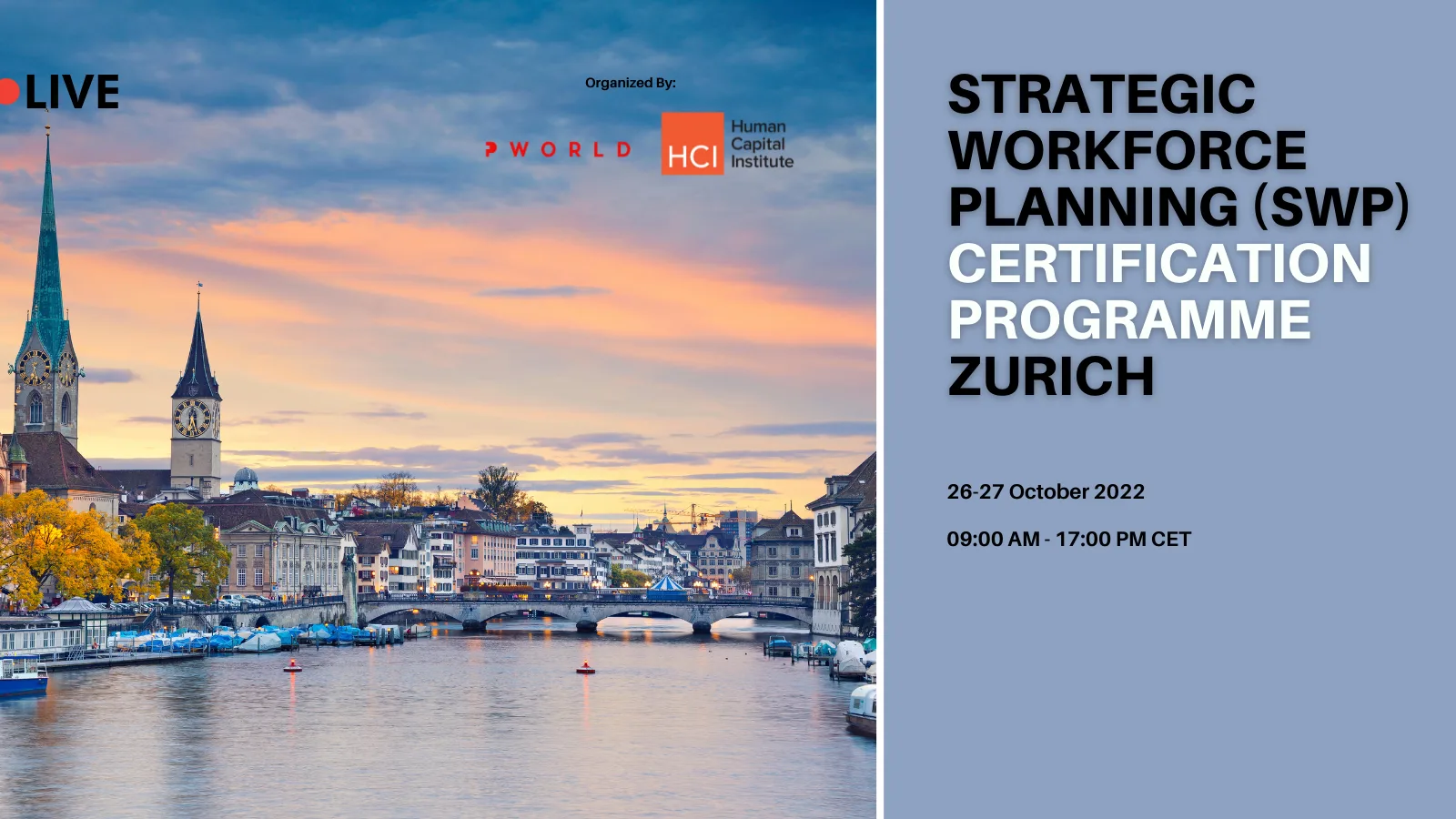 Strategic Workforce Planning Certification Program (SWP) Zurich