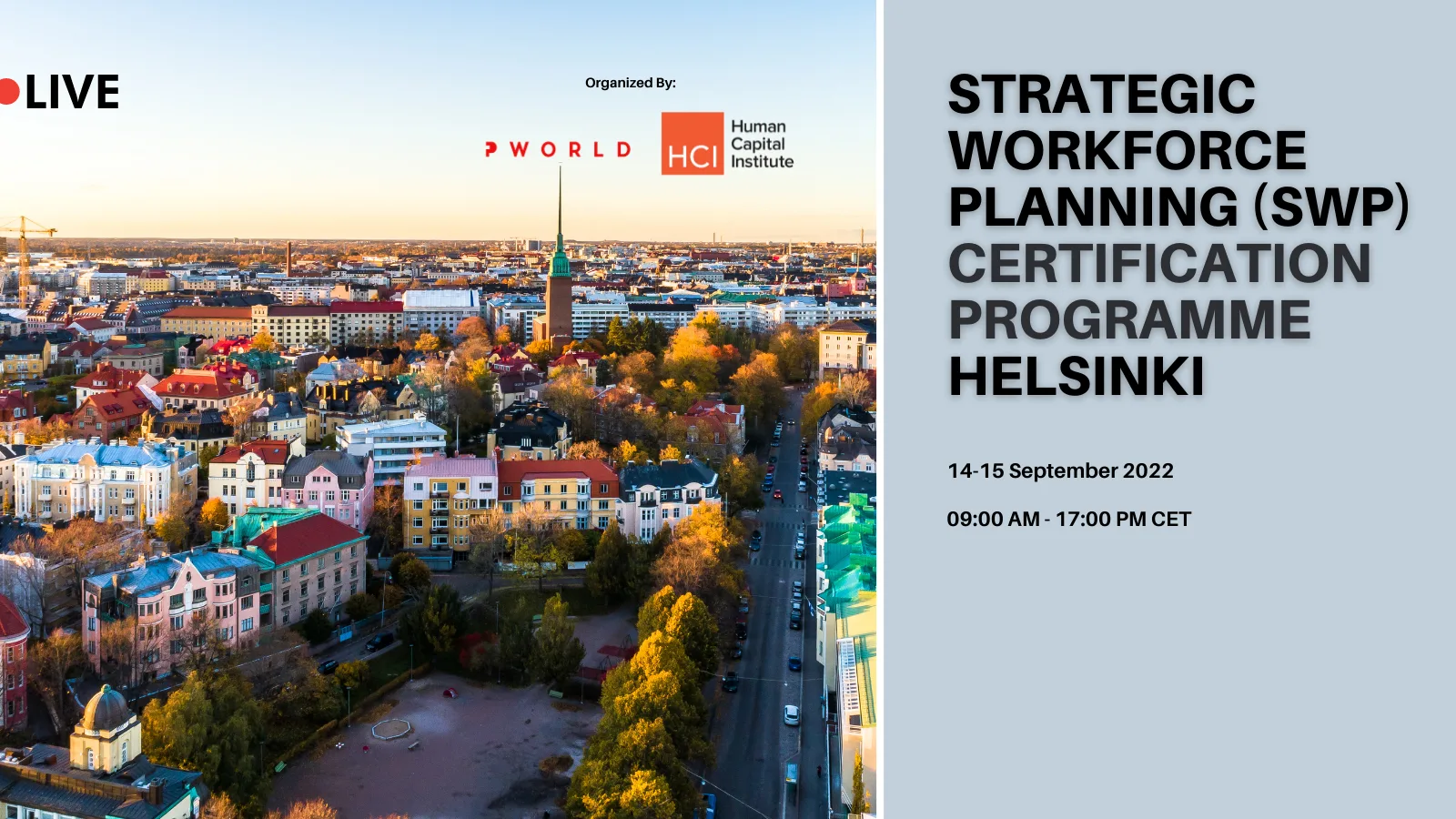 Strategic Workforce Planning Certification Program (SWP) Helsinki