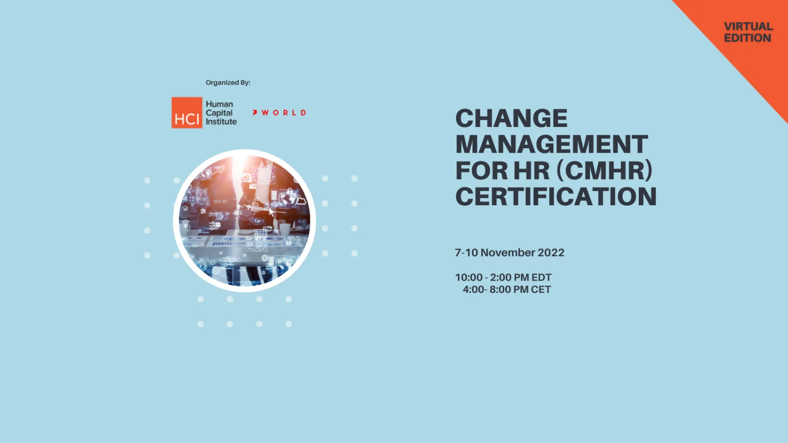 Virtual Change Management for HR (CMHR) Certification