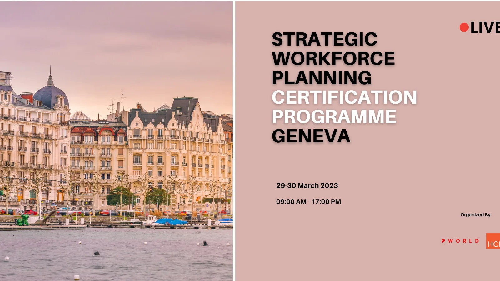Strategic Workforce Planning Certification Program Geneva 2023