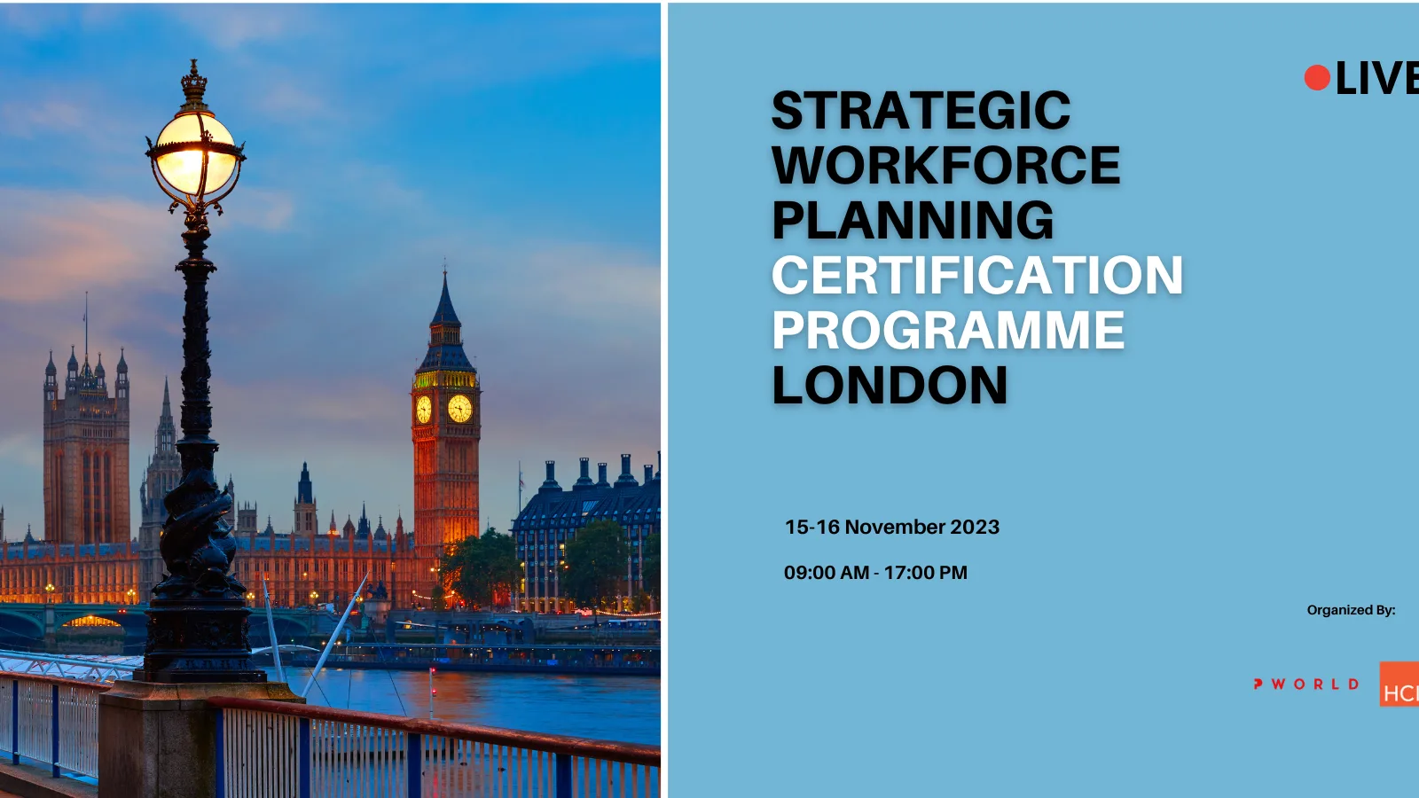 Strategic Workforce Planning Certification Program London 2023