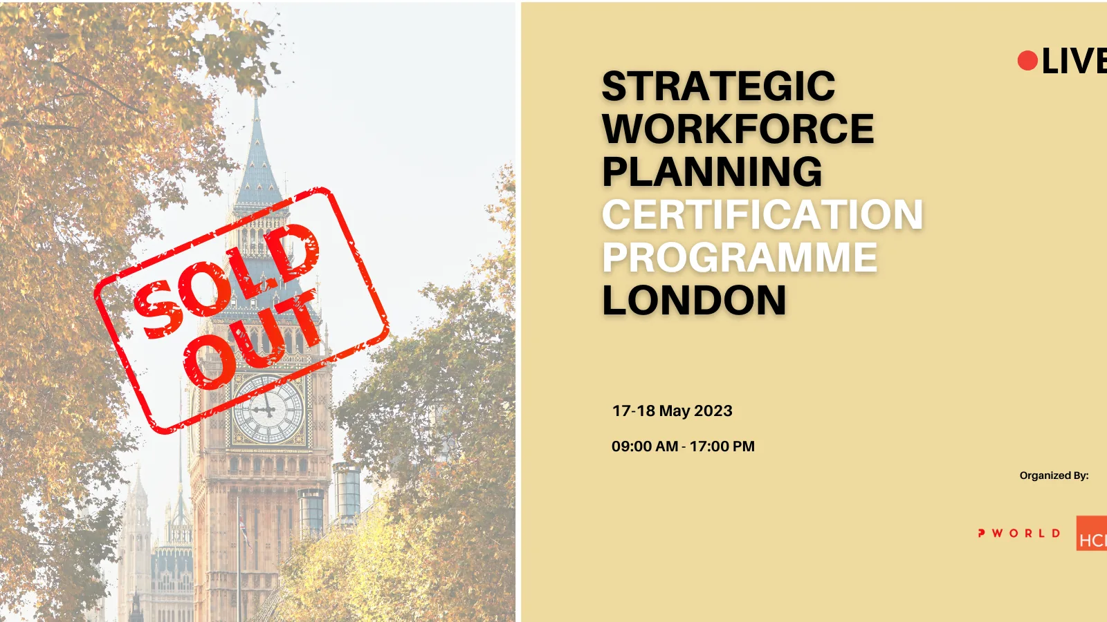 Strategic Workforce Planning Certification Program London
