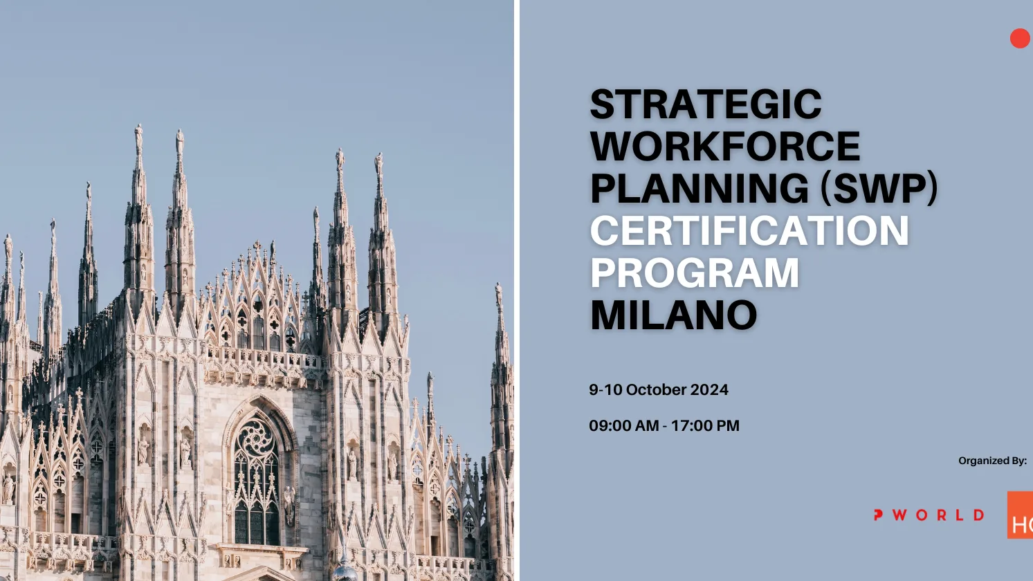 Strategic Workforce Planning Certification Program Milano 2024