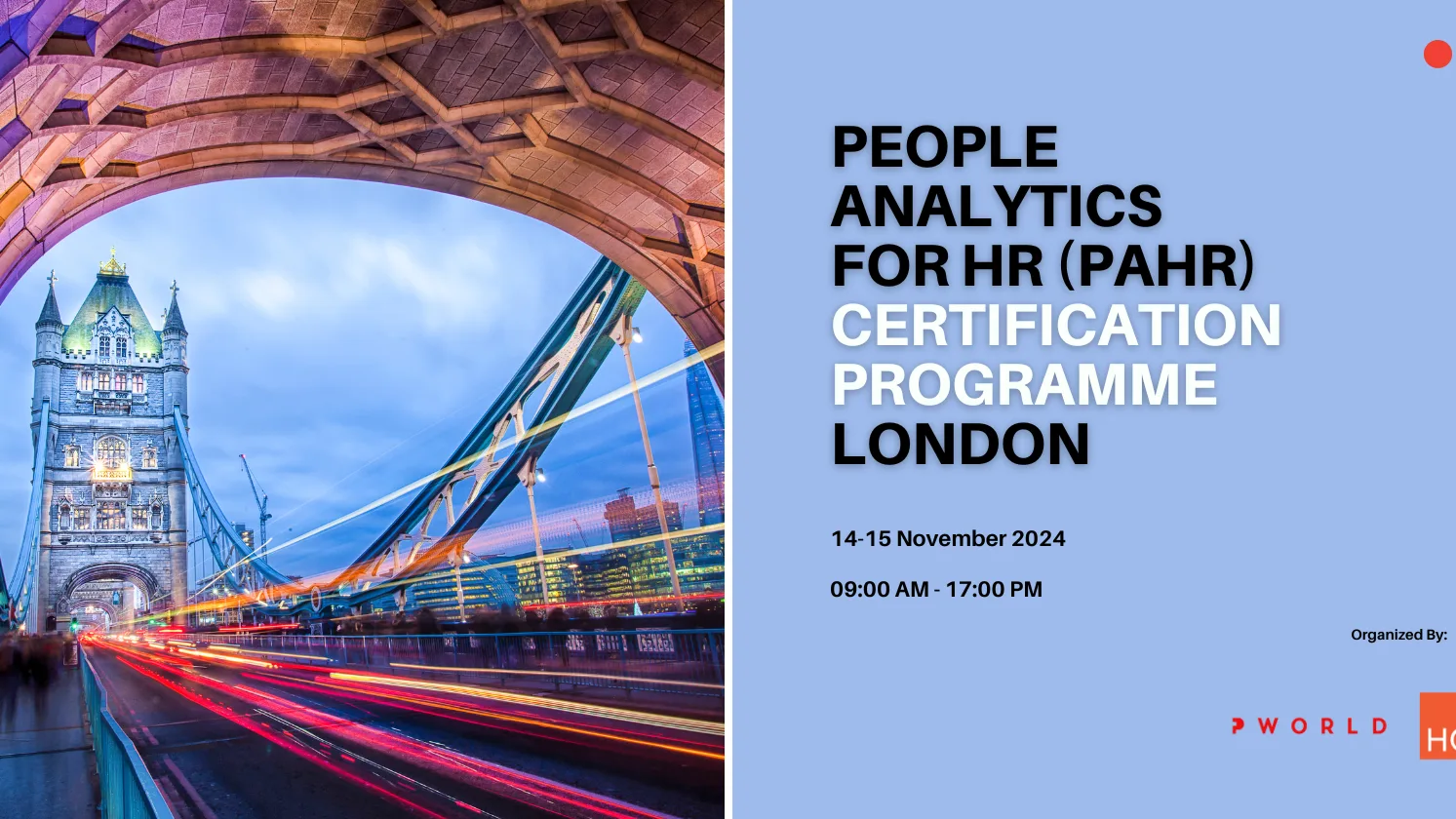 People Analytics for HR (PAHR) Certification London