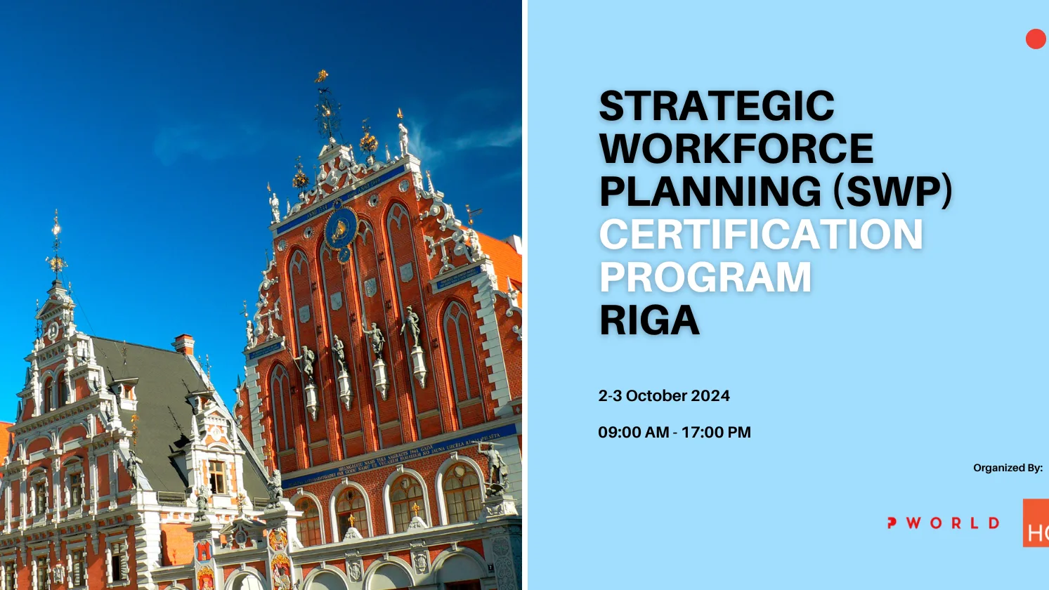 Strategic Workforce Planning Certification Program Riga 2024