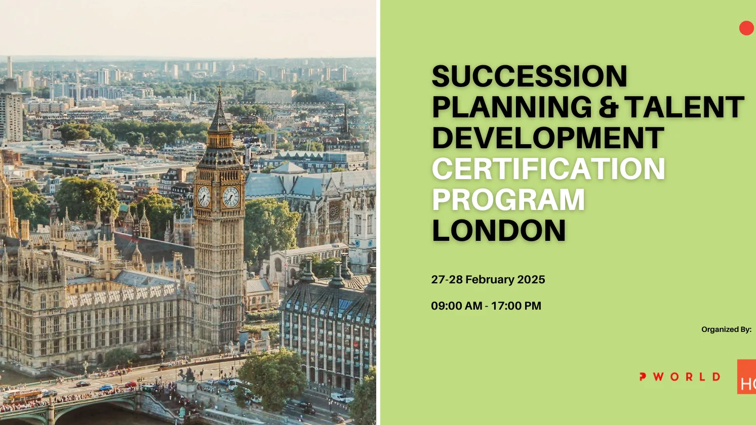 Succession Planning & Talent Development Certification Program London 2025