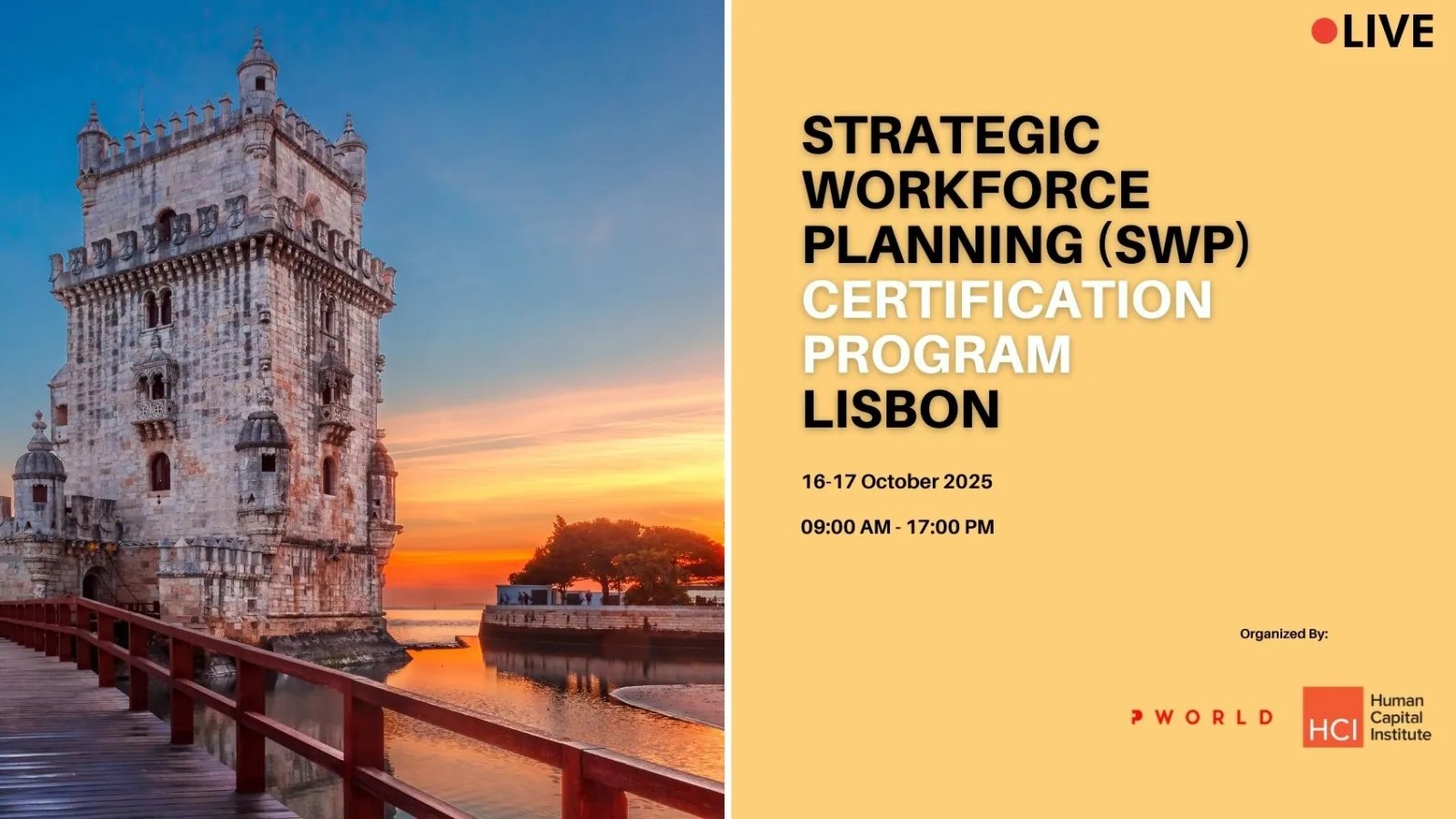 Strategic Workforce Planning Certification Program Lisbon 2025