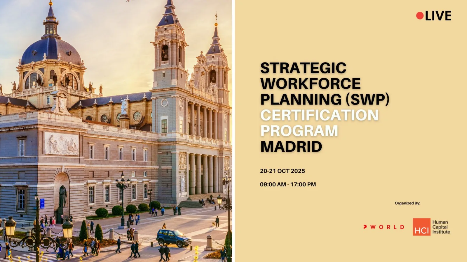 Strategic Workforce Planning Certification Program Madrid October 2025
