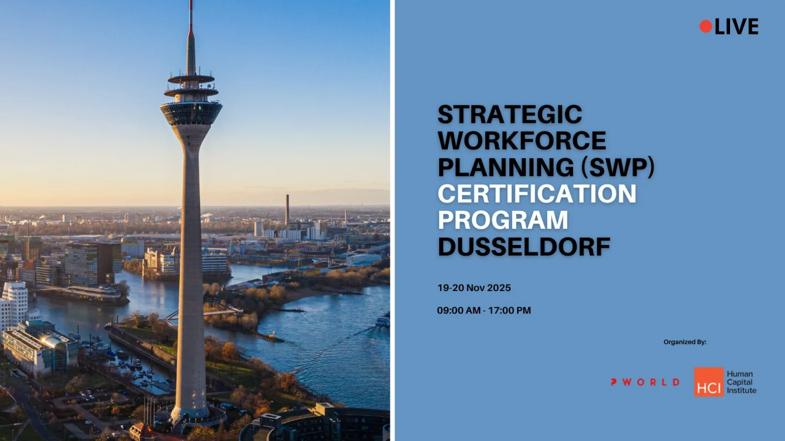 Strategic Workforce Planning Certification Program Dusseldorf 2025
