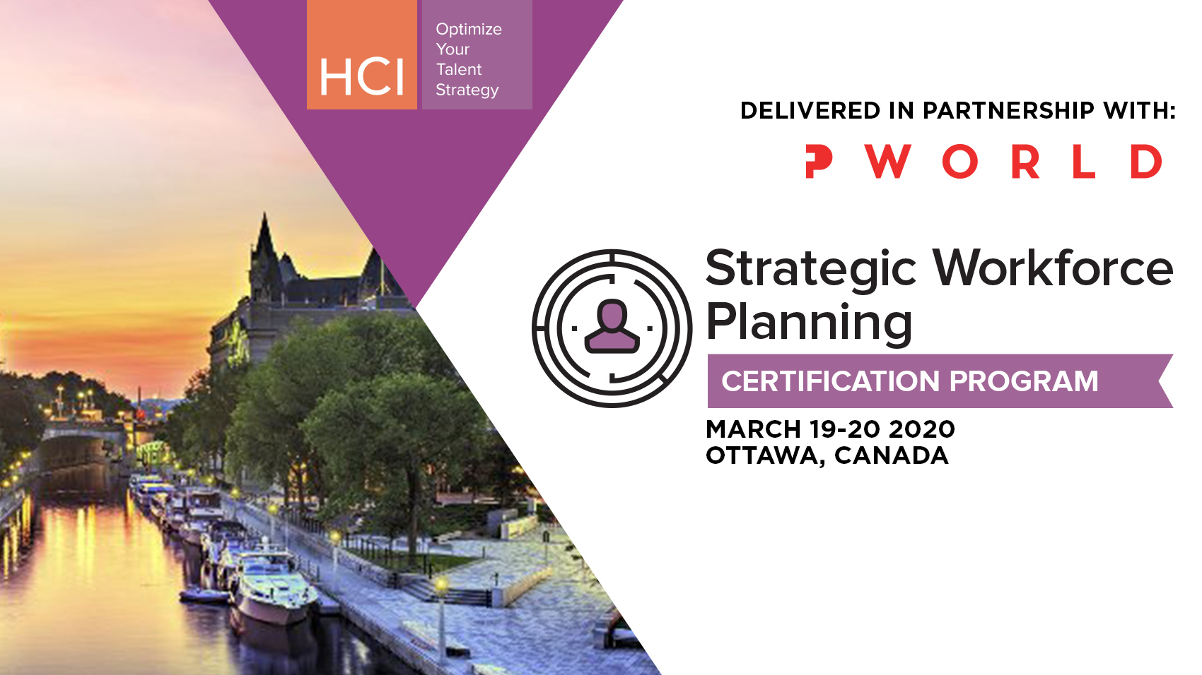 to the Strategic Workforce Planning Certification Program